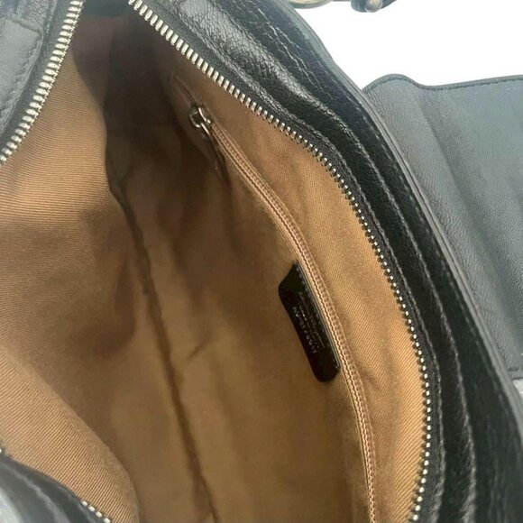 Salvatore Ferragamo black leather handbag - Picture 10 of 11